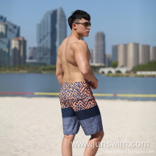 Digital Print Fitted Waistband for Swimming Short